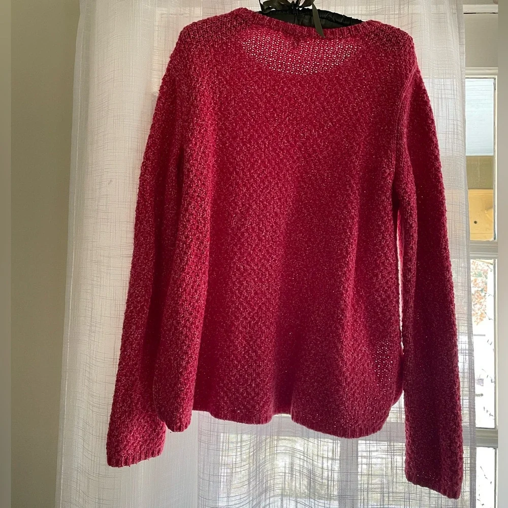 Talbots Raspberry Knit Sweater - Picture 6 of 8